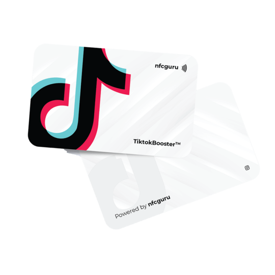NFC TikTok kartica za brzo dijeljenje profila dodirom telefona